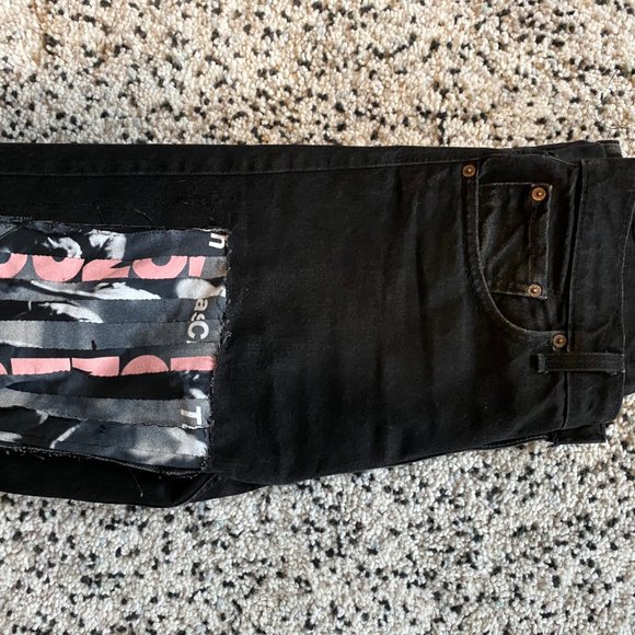 Shredded London Calling Punk Denim - Picture 6 of 6